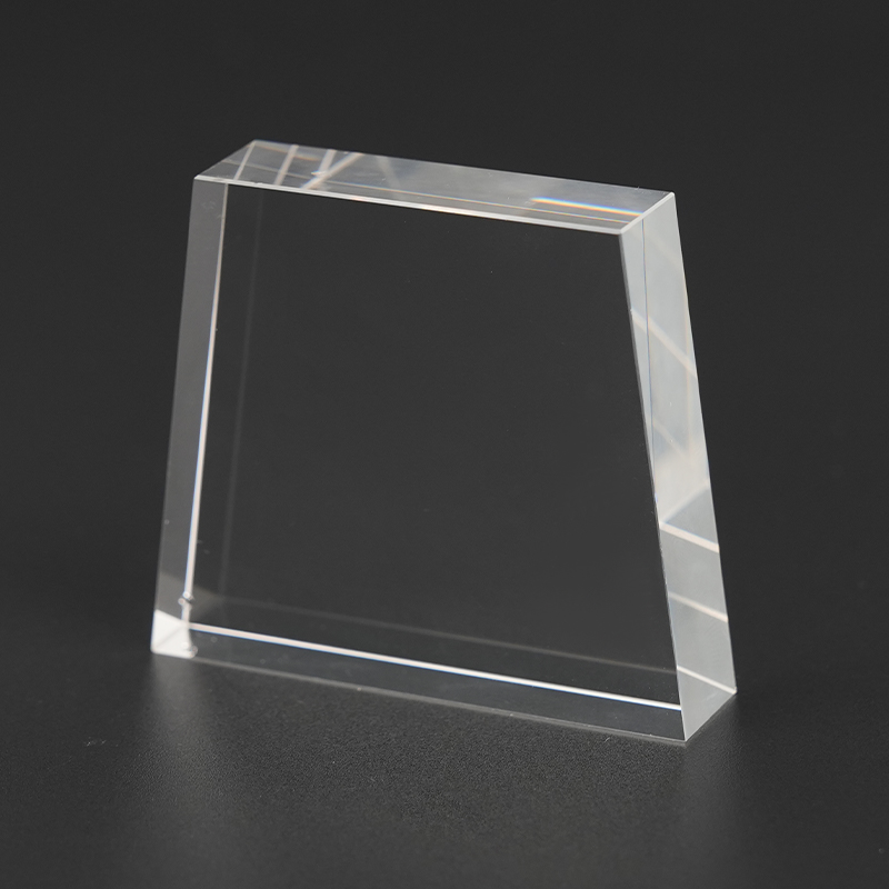 Prisma kleurloos optisch glas