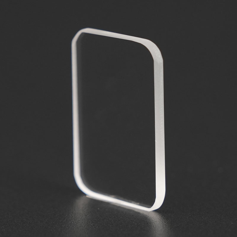 Kleurloos kwarts optisch glas